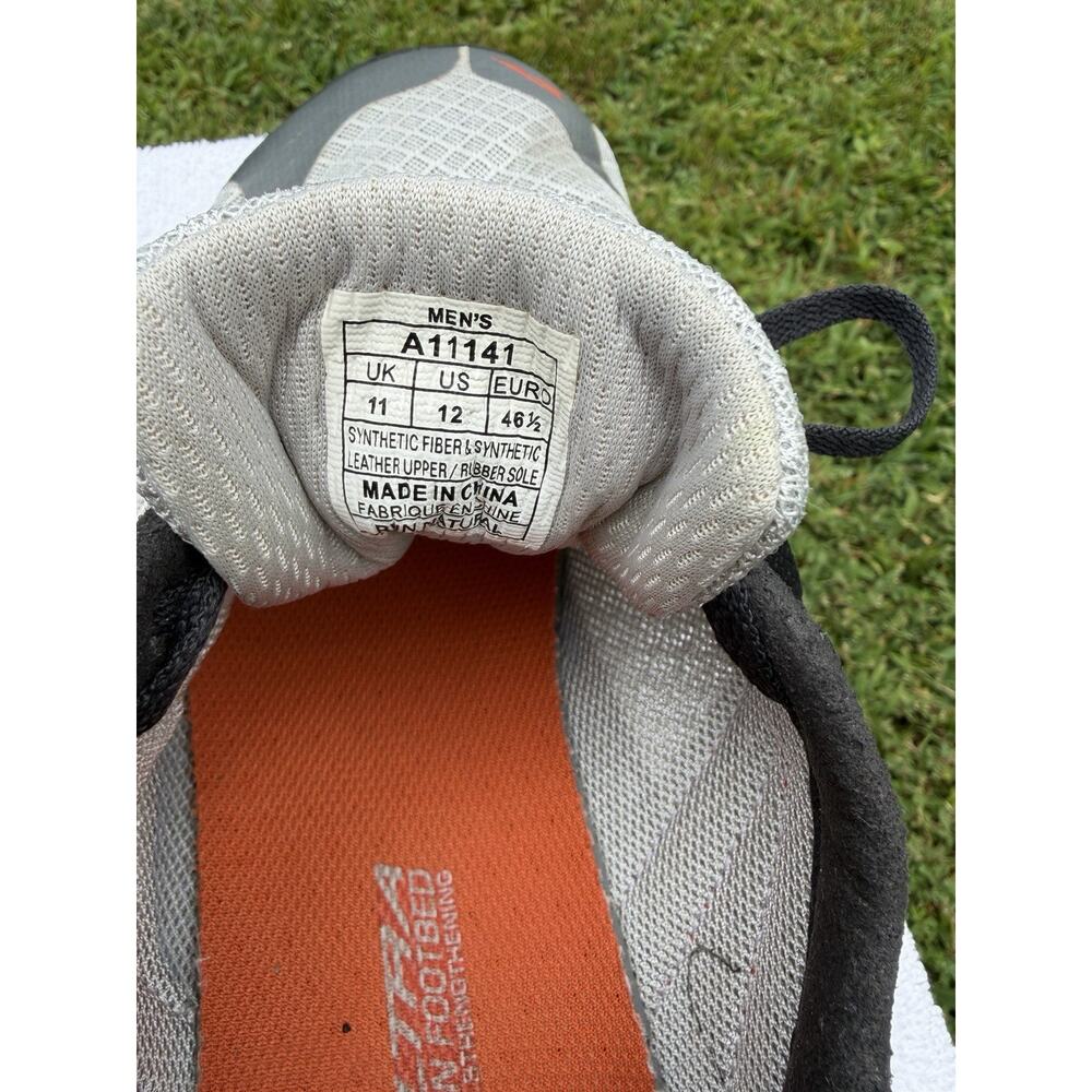 Altra Men’s Low Top Lace Up Athletic Sneakers Gray Black Orange A11141 - Picture 7 of 7
